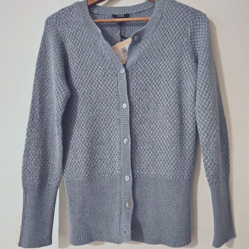 NEW - NYDJ Sweater in XS - Peacock Color (Turquoise)